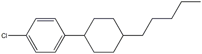 1-CHLORO-4-(4-PENTYLCYCLOHEXYL)BENZENE Structure