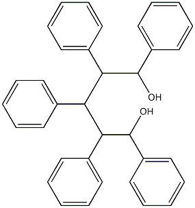 1,2,3,4,5-pentaphenyl-1,5-pentanediol 구조식 이미지