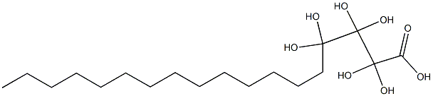 hexahydroxystearic acid Structure