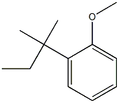 methoxy-tert-amylbenzene Structure