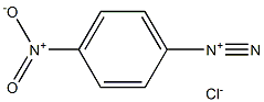 p-nitrobenzenediazonium chloride Structure