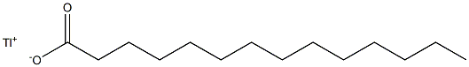 thallium(I) myristate Structure