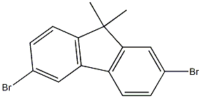 2,6-Dibromo-9,9-dimethylfluorene Structure