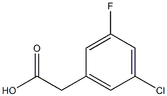 5-chloro-3-fluorophenylacetic acid 구조식 이미지