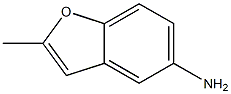 2-METHYL-5-AMINOBENZOFURAN 구조식 이미지