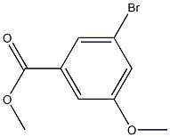 3-BROMO-5-METHOXYBENZOIC ACID METHYL ESTER 구조식 이미지