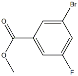 3-BROMO-5-FLUOROBENZOIC ACID METHYL ESTER Structure