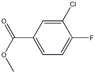 3-CHLORO-4-FLUOROBENZOIC ACID METHYL ESTER 구조식 이미지