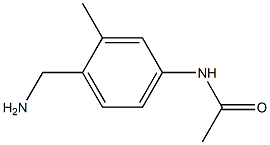 4-ACETAMIDO-2-METHYLBENZYLAMINE Structure
