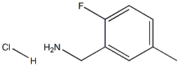 2-FLUORO-5-METHYLBENZYLAMINE Hydrochloride 구조식 이미지