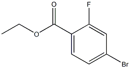 4-BROMO-2-FLUOROBENZOIC ACID ETHYL ESTER 구조식 이미지