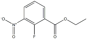 2-FLUORO-3-NITROBENZOIC ACID ETHYL ESTER Structure