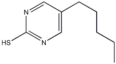 2-Mercapto-5-pentylpyrimidine 구조식 이미지