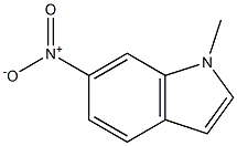 1-METHYL-6-NITROINDOLE 구조식 이미지