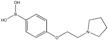 4-(2-(PYRROLIDIN-1-YL)ETHOXY)PHENYLBORONIC ACID Structure