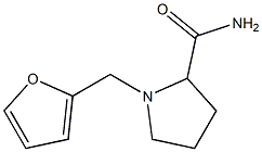 1-(2-FURYLMETHYL)PYRROLIDINE-2-CARBOXAMIDE 구조식 이미지