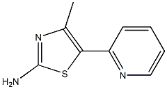 4-METHYL-5-PYRIDIN-2-YL-1,3-THIAZOL-2-AMINE 구조식 이미지