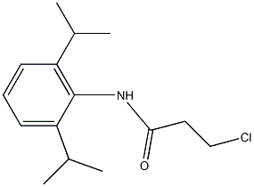 3-CHLORO-N-(2,6-DIISOPROPYLPHENYL)PROPANAMIDE Structure