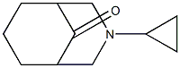 3-CYCLOPROPYL-3-AZABICYCLO[3.3.1]NONAN-9-ONE 구조식 이미지