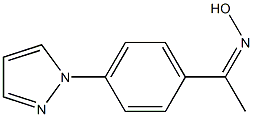 1-[4-(1H-PYRAZOL-1-YL)PHENYL]ETHANONE OXIME Structure