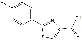 2-(4-FLUOROPHENYL)THIAZOLE-4-CARBOXYLIC ACID, 95+% Structure