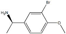 (1R)-1-(3-BROMO-4-METHOXYPHENYL)ETHANAMINE 구조식 이미지