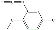 4-CHLORO-2-ISOCYANATO-1-METHOXYBENZENE 구조식 이미지