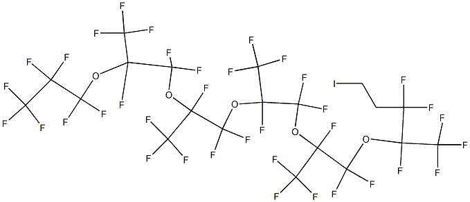 1-IODO-1H,1H,2H,2H-PERFLUORO(4,7,10,13,16-PENTAMETHYL-5,8,11,14,17-PENTAOXAEICOSANE), 95% MIN. Structure