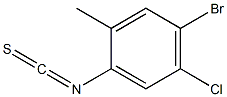 4-BROMO-5-CHLORO-2-METHYLPHENYLISOTHIOCYANATE 97% 구조식 이미지