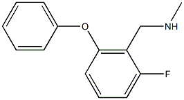 2-FLUORO-N-METHYL-6-PHENOXYBENZYLAMINE 구조식 이미지
