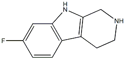 7-FLUORO-2,3,4,9-TETRAHYDRO-1H-BETA-CARBOLINE 구조식 이미지