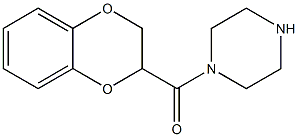 (1,4-BENZODIOXAN-2-YLCARBONYL)PIPERAZINE 99+% (HPLC) 구조식 이미지