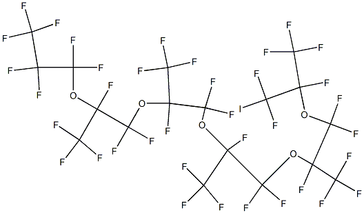 1-IODO-PERFLUORO(2,5,8,11,14-PENTAMETHYL-3,6,9,12,15-PENTAOXAOCTADECANE), 95% MIN. 구조식 이미지