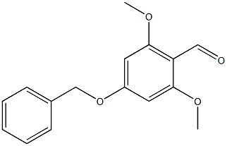 4-BENZYLOXY-2,6-DIMETHOXYBENZALDEHYDE, POLYMER-SUPPORTED, 1. 구조식 이미지