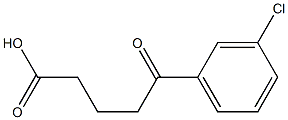 5-(3-CHLOROPHENYL)-5-OXOVALERIC ACID 95% Structure