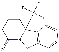 1,2,6,10B-TETRAHYDRO-10B-(TRIFLUOROMETHYL)PYRIDO-[2,1-A]-ISOINDOL-4(3H)-ONE Structure