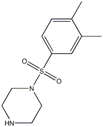 1-[(3,4-DIMETHYLPHENYL)SULFONYL]PIPERAZINE Structure