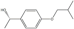 (1S)-1-(4-ISOBUTOXYPHENYL)ETHANOL 구조식 이미지