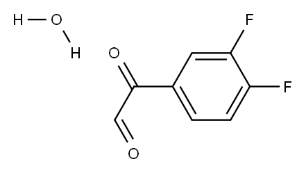 3,4-DIFLUOROPHENYLGLYOXAL HYDRATE, 95+% Structure