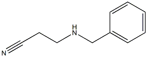 3-(BENZYLAMINO)PROPANENITRILE Structure