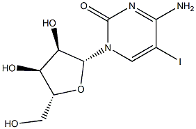 5-IODOCYTIDINE, HPLC PURIFIED, 98% PURE WITH HPLC UV CHROMATOGRAM Structure