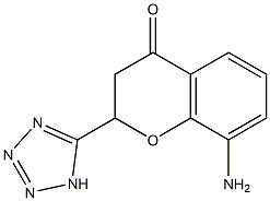 8-AMINO-2-(1H-TETRAZOL-5-YL)-2,3-DIHYDROCHROMEN-4-ONE 구조식 이미지