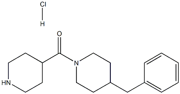 (4-BENZYLPIPERIDIN-1-YL)PIPERIDIN-4-YL-METHANONE HYDROCHLORIDE, 95+% Structure