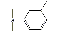 1-(TRIMETHYLSILYL)-3,4-DIMETHYLBENZENE 96% Structure