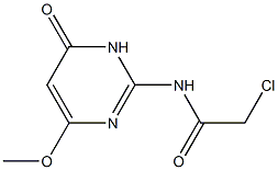 2-CHLORO-N-(4-METHOXY-6-OXO-1,6-DIHYDROPYRIMIDIN-2-YL)ACETAMIDE Structure