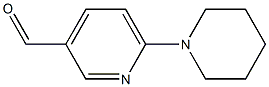 6-(1-PIPERIDINO)PYRIDINE-3-CARBOXALDEHYDE Structure