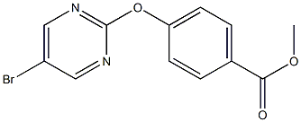 4-(5-BROMOPYRIMIDIN-2-YLOXY)BENZOIC ACID METHYL ESTER, 95+% Structure