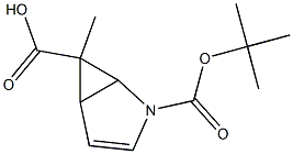 2-TERT-BUTYL 6-METHYL 2-AZABICYCLO[3.1.0]HEX-3-ENE-2,6-DICARBOXYLATE Structure