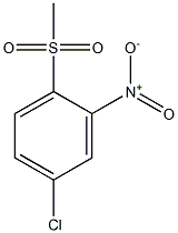 5-CHLORO-2-METHYLSULFONYLNITROBENZENE Structure