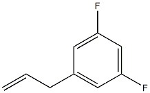 3-(3,5-DIFLUOROPHENYL)-1-PROPENE 97% 구조식 이미지